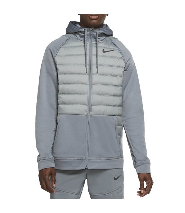 Nike Therma Men's Full-Zip Training Jacket, Grey