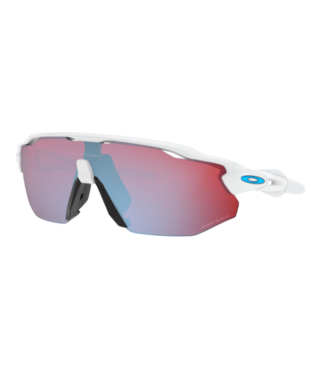 Oakley Radar EV Advancer Sunglasses Prizm Snow Sapphire Iridium, polished white 