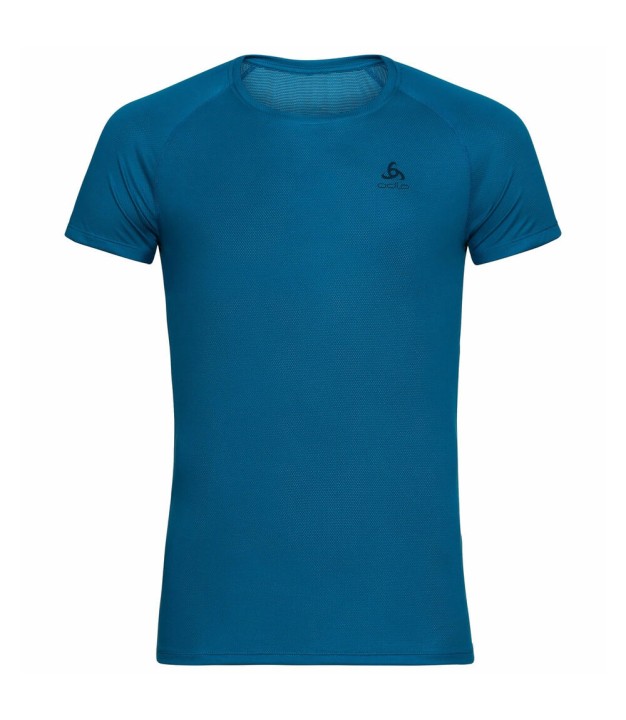 Odlo Active F-dry Light Eco Men's Base Layer T-shirt, Blue