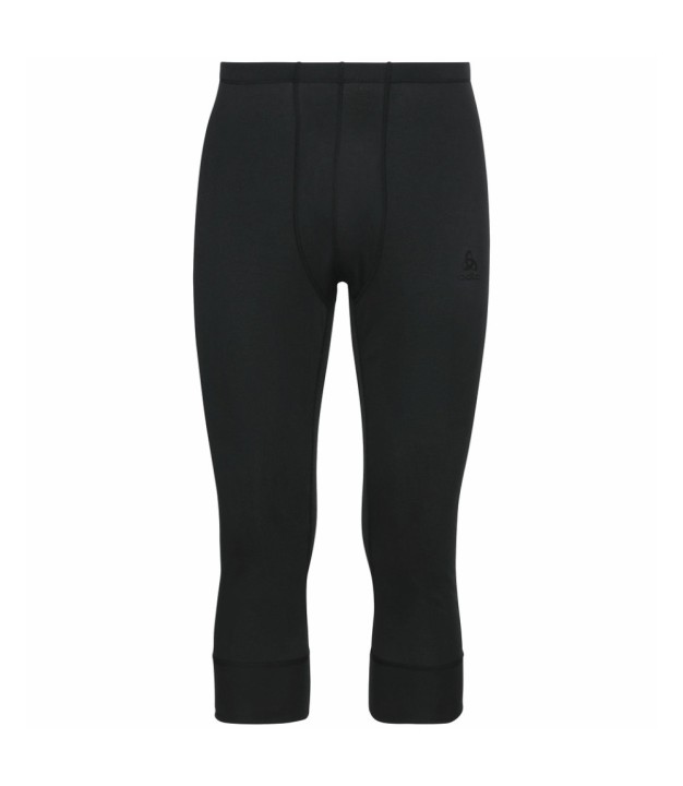 Odlo Active Warm Eco 3/4 Men's Base Layer Pants, Black