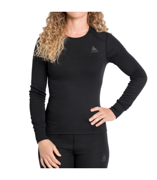 Odlo Active Warm Eco Long-sleeve Women's Baselayer Top, Black