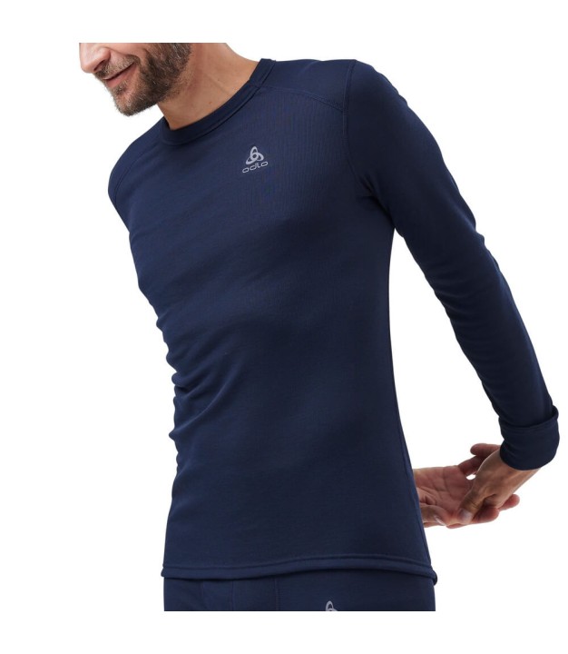 Odlo Active Warm Eco Men's LS Baselayer Top, dark sapphire