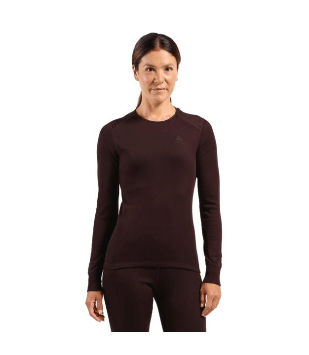 Odlo Active Warm Eco LS Women's Baselayer Top, Fudge