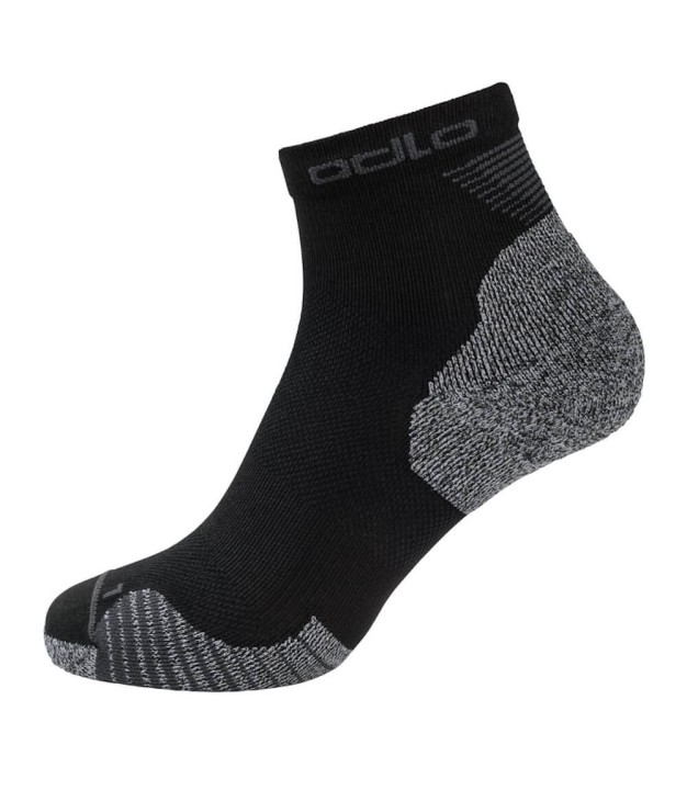 Odlo Running Quarter Socks Ceramicool, Black