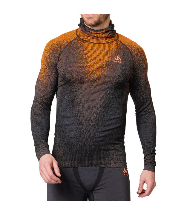 Odlo The Blackcomb ECO Men's LS With Facemask, Oriole