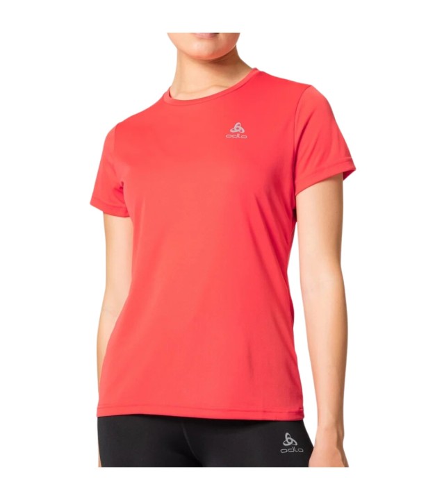 Odlo The Essential Flyer Women's Running T-Shirt, Cayenne