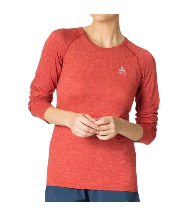 Odlo The Essentials Seamless Women's LS Tunning T-Shirt, Melange