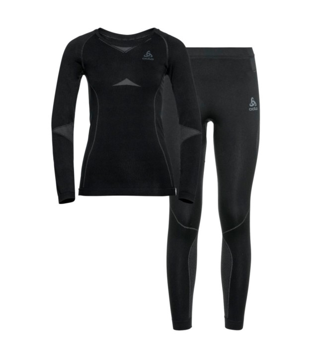 Odlo Performance Evolution Women's Base Layer Set, Black