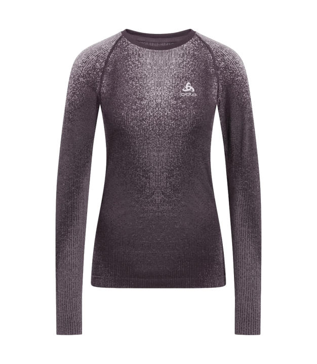 Odlo The Blackcomb Women's Base Layer Crew, Grey Ridge