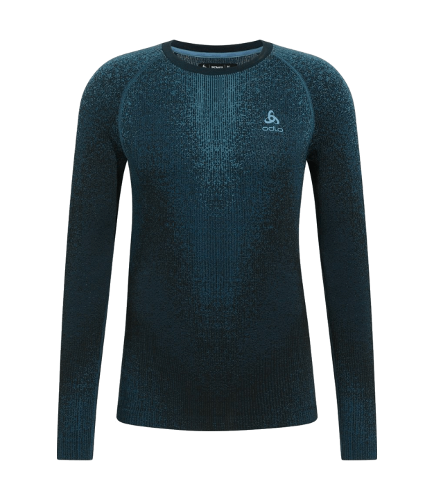 Odlo The Blackcomb Men's Base Layer Crew, Provincial Blue