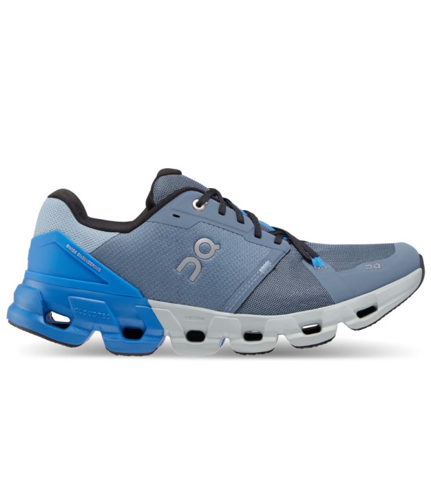 On Cloudflyer 4 Men's Shoes, Metal/Lapis