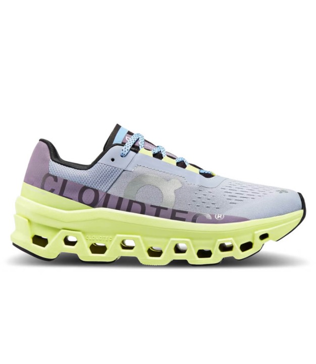 On Cloudmonster Women's Shoes, Nimbus/Hay