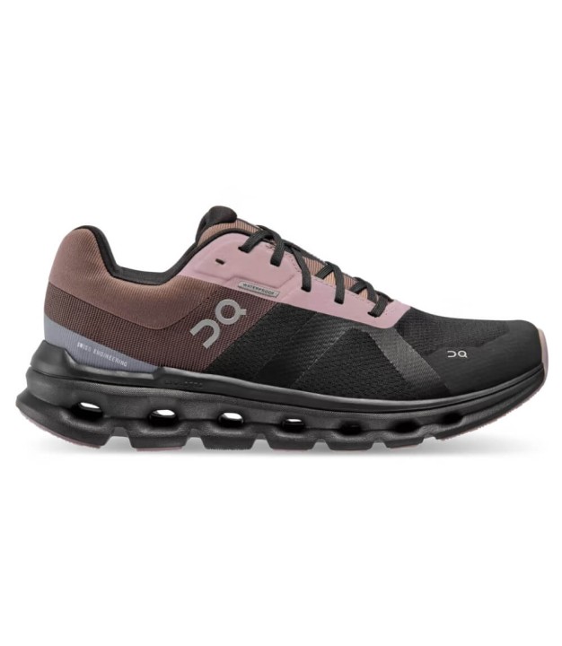 On Cloudrunner Waterproof Women's Shoes, Black/Grap