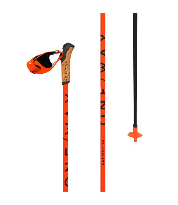 One Way Premio Jr Kids Ski Poles