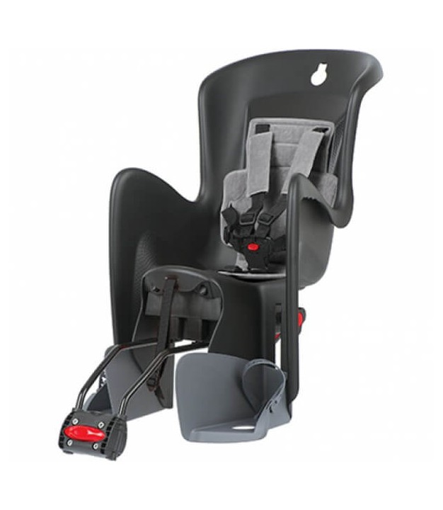 Polisport Bilby Maxi RS Black/Grey | Frame mounting child Seat