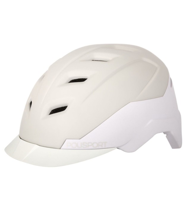 Polisport E'City Helmet, Beige/White