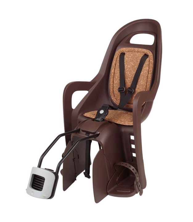 Polisport Groovy FF Rear Child Bike Seat, Dark Brown ECO