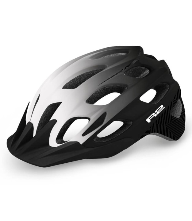 R2 Cliff Bike Helmet, Matt White/Black