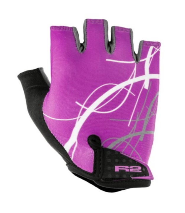 R2 Easer Womans Bike Gloves, Pink/White/Grey