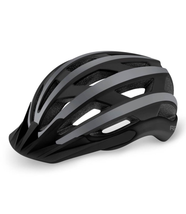 R2 Explorer Bike Helmet, Black/Grey