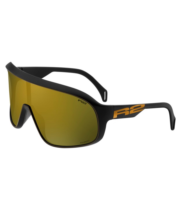 R2 Falcon Sports Sunglasses, Polarized Grey, Matt Black