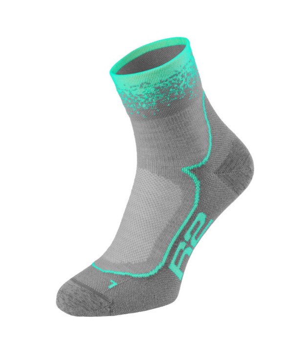 R2 Grace Women's Bike Socks, Grey/Mint