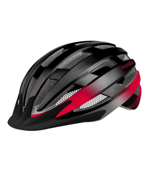 R2 Ventu Bike Helmet, black/red