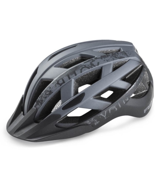 R2 Lumen Bike Helmet, Matt Grey/Black