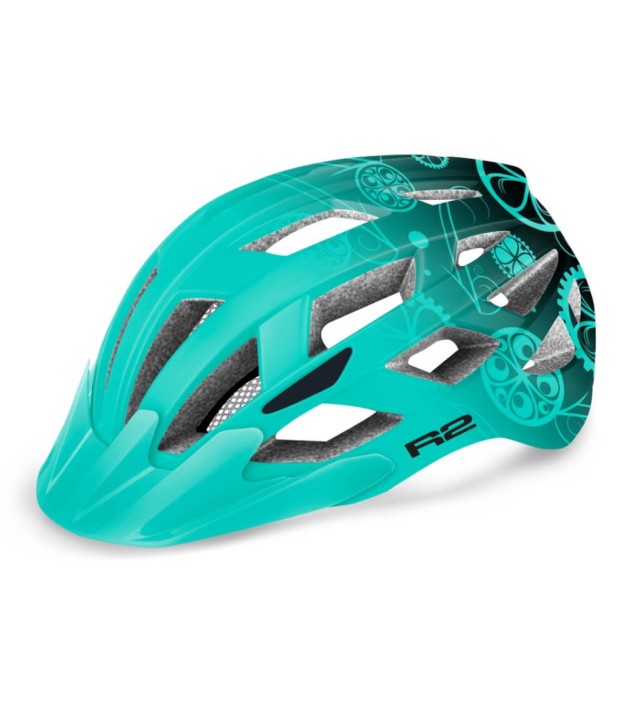 R2 Lumen Kids Bike Helmet, Mint Green/Black