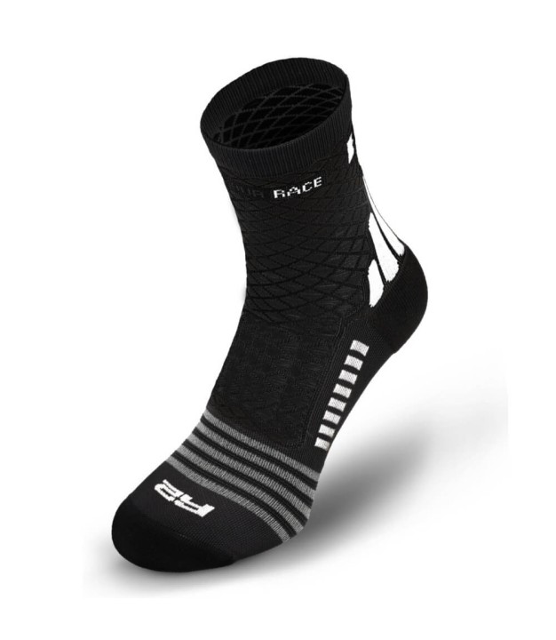 R2 Mission Bike Socks, Black/White