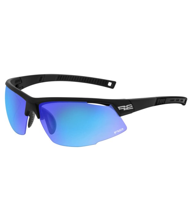 R2 Racer Sport Sunglasses, Orange, Black