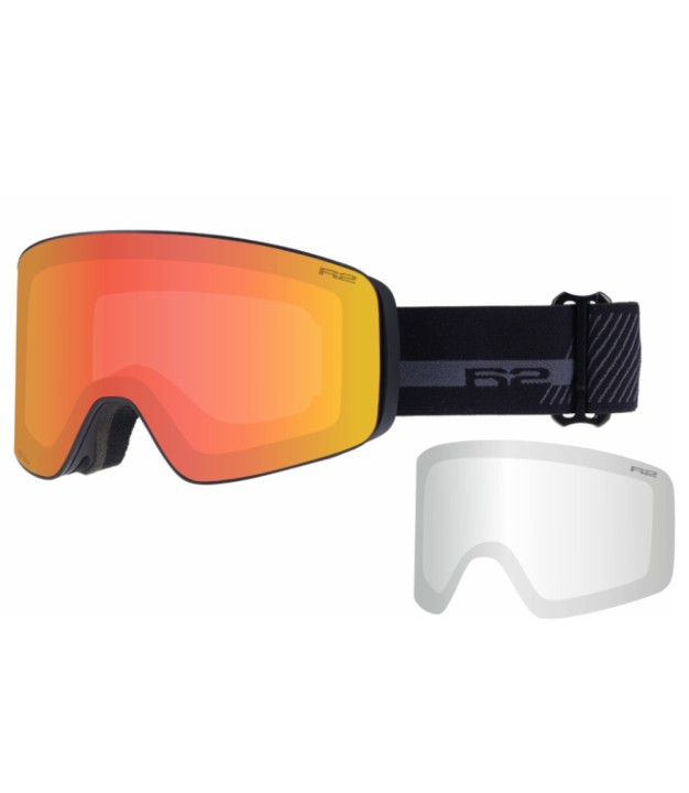 R2 Spectra Ski Goggles, Black/Grey, Inferno Chrome