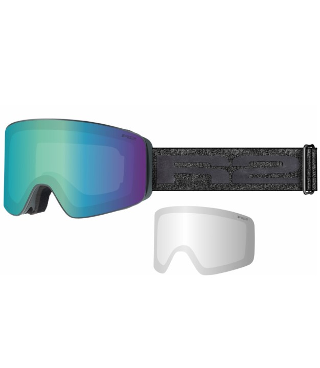 R2 Spectra Ski Goggles, Green, Aurora Chrome