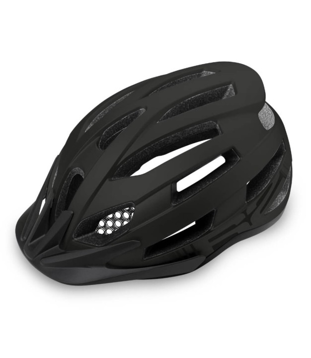 R2 Spirit Bike Helmet, Matt Gloss Black