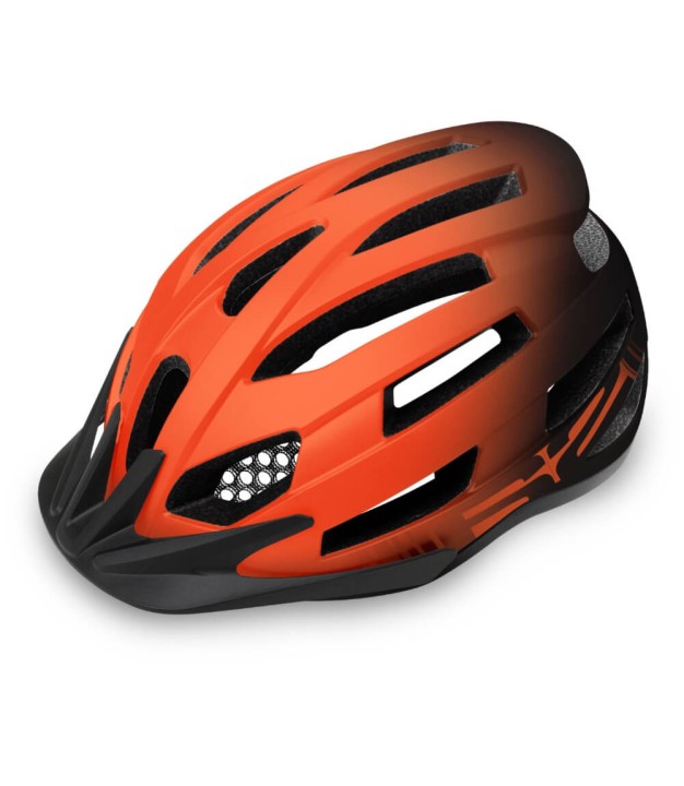 R2 Spirit Bike Helmet, Matt Orange/Black