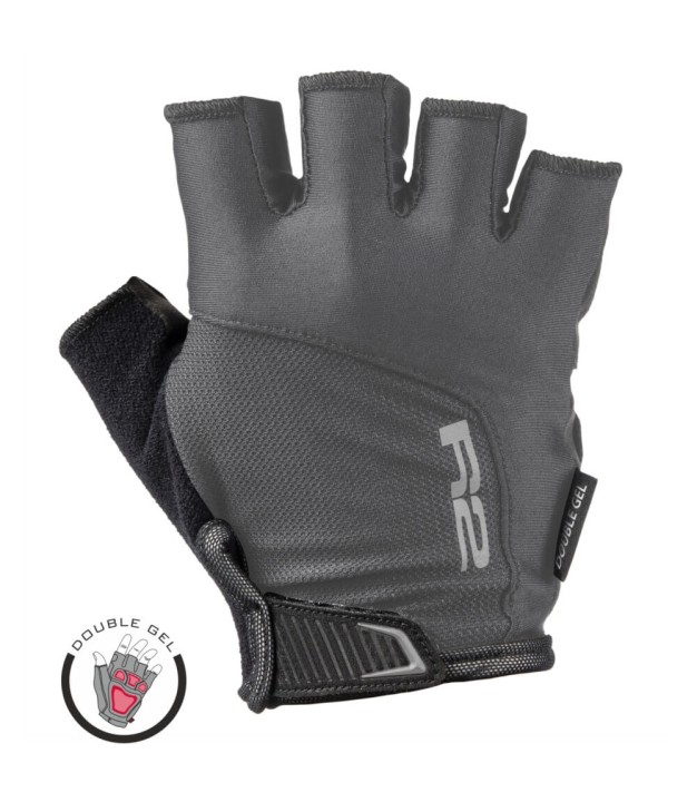 R2 Vittoria Men's Bike Gloves, Grey/Black