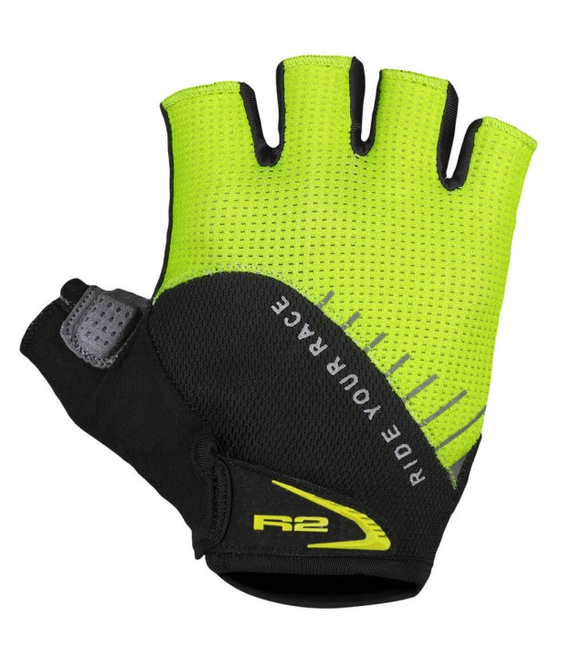 R2 Vouk Bike Gloves, Neon Yellow/Black
