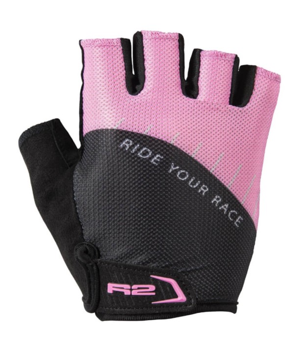 R2 Vouk Women's Bike Gloves, Pink/Black