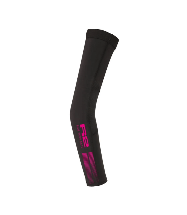 R2 Rupet Arm Warmers, black/pink