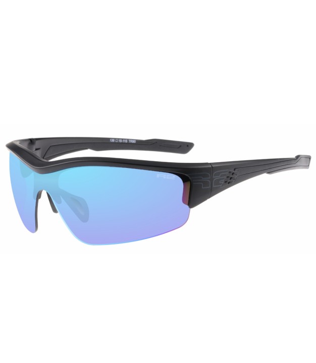 R2 Wheeler Sport Sunglasses, Smoke, Black