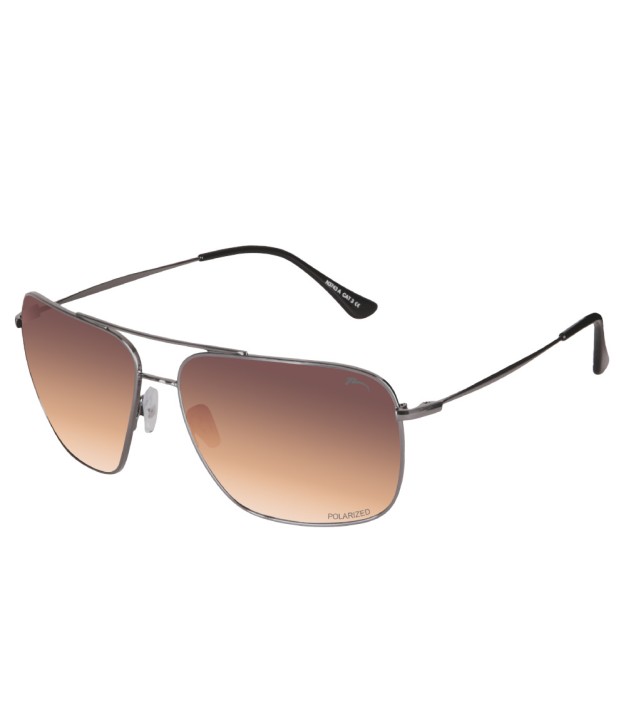 Relax Arran Sunglasses, Matt Grey/Gradient Polarized Brown