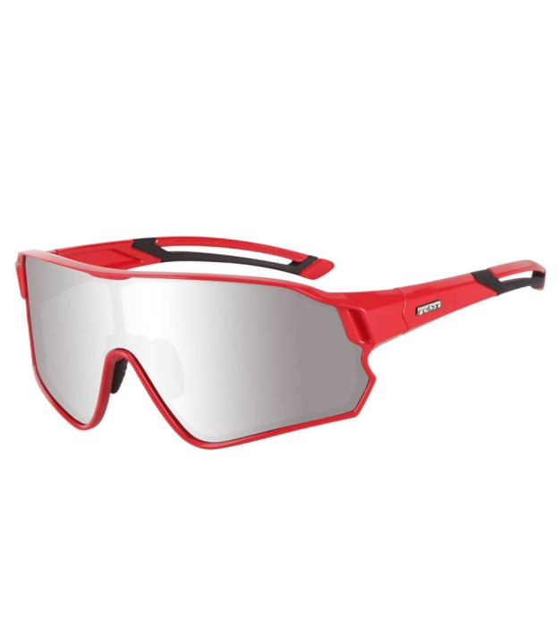 Relax Artan Sport Sunglasses, Shiny Red/White Sensor