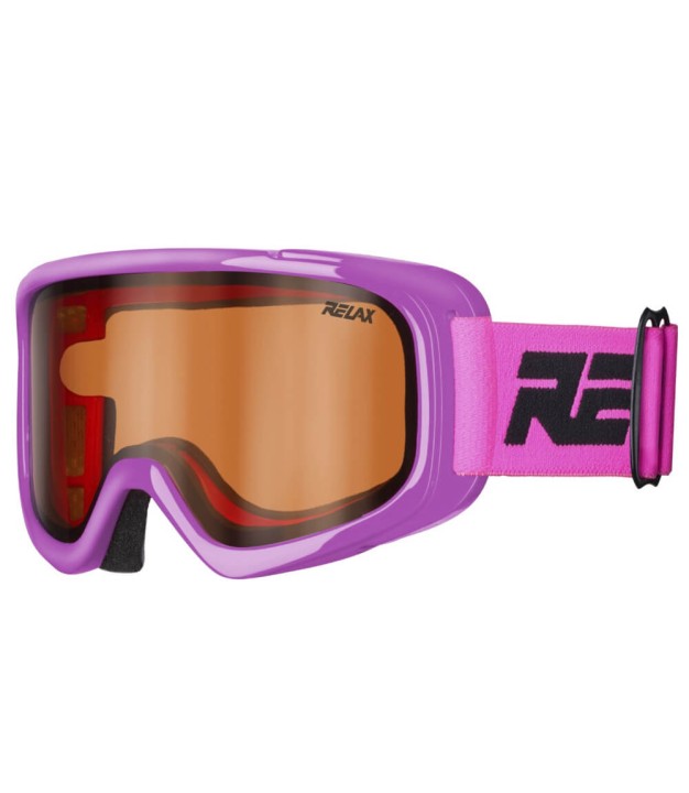 Relax Bunny Kids Ski Goggles, Neon Pink, Orange Lunar