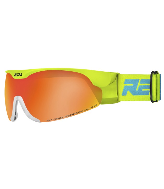 Relax Cross Ski Goggles, Shiny Yellow, Inferno Platinum