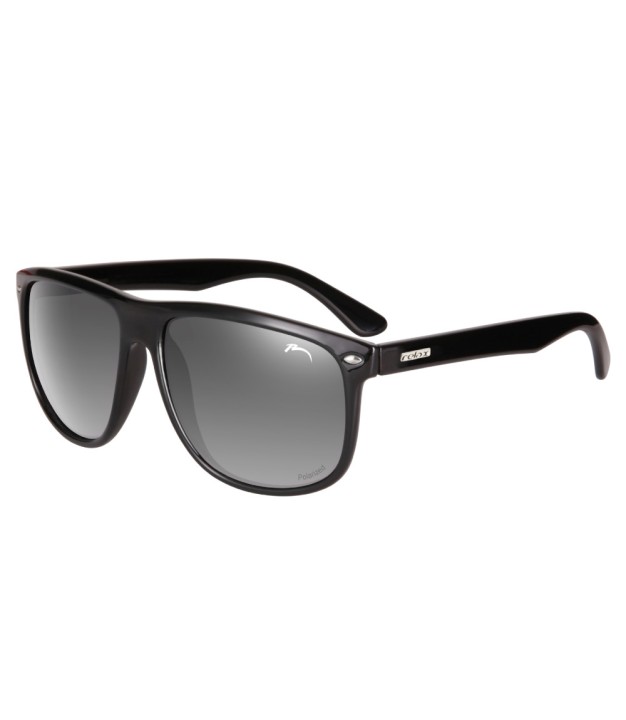 Relax Kanaga Sunglasses, Shiny Black/Gradient Polarized Grey