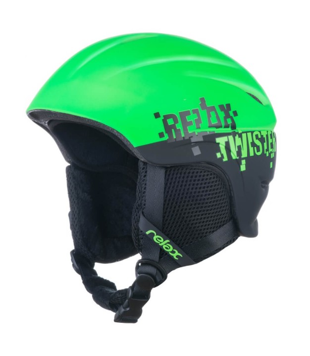 Relax Kids Ski Helmet Twister, Matt Green/Black