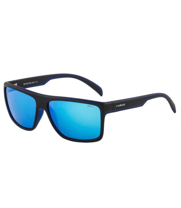 Relax Los Sunglasses, Matt Black/Blue