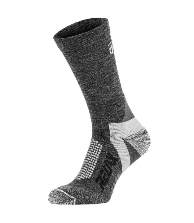 Relax Nordic Ski Socks, Grey/Black/White