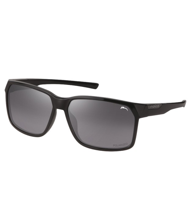 Relax Palawan Sunglasses, Matt Black/Gradient Polarized Grey