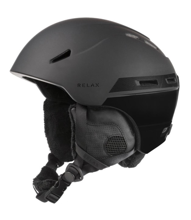 Relax Patrol Ski Helmet, Black Matt